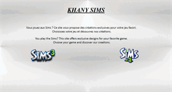 Desktop Screenshot of khanysims.be